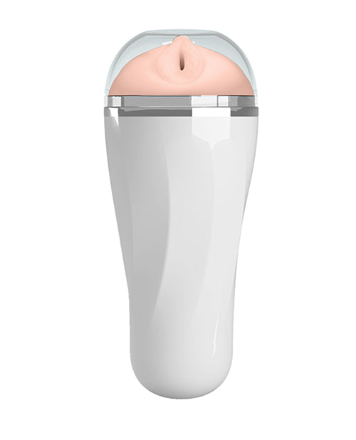 Trish Masturbator Sleeve Lifelike Ivory Pearlescent Case