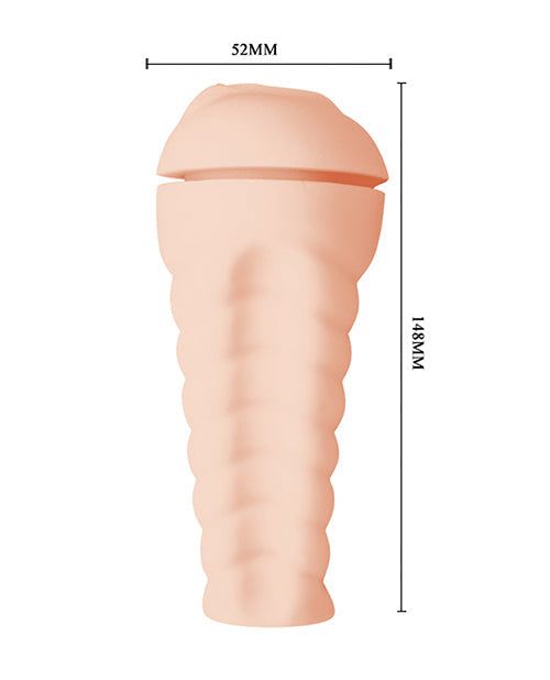 Trish Masturbator Sleeve Lifelike Ivory Pearlescent Case