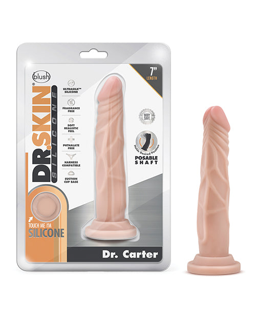 Blush Silicone Dildo 7.5 Inch Large With Suction Cup