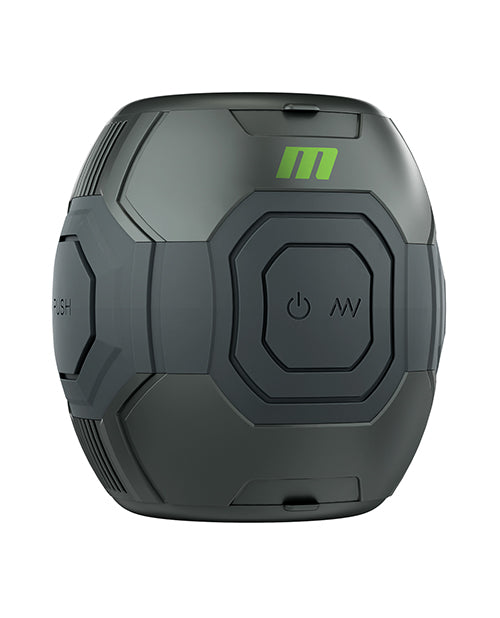Dome X Vibrating Masturbator For Men Black 10 Settings