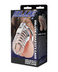 Blue Line Deluxe Chastity Cage Metal Two Piece 45mm Ring