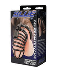 Chastity Cage 2 Piece Black Stainless Steel Cage Design