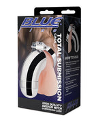 Blue Line Submission Cage Chastity Device Stainless Steel