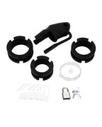 Silicone Mini Cock Cage 2 In Ball Divider Black Body Safe
