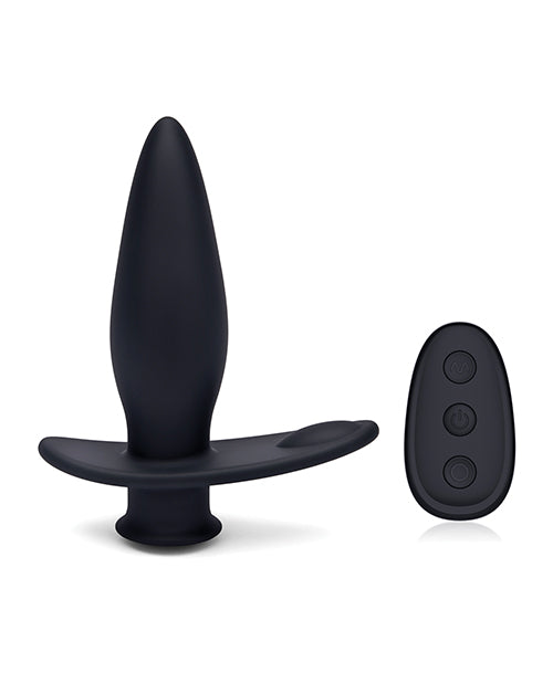 Vibrating Anal Plug 4.5 Inch Silicone With Remote Control