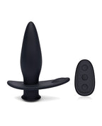 Vibrating Anal Plug 4.5 Inch Silicone With Remote Control