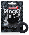 RingO Ritz Body Safe Non Toxic Liquid Silicone Ring Black