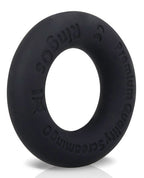RingO Ritz Body Safe Non Toxic Liquid Silicone Ring Black