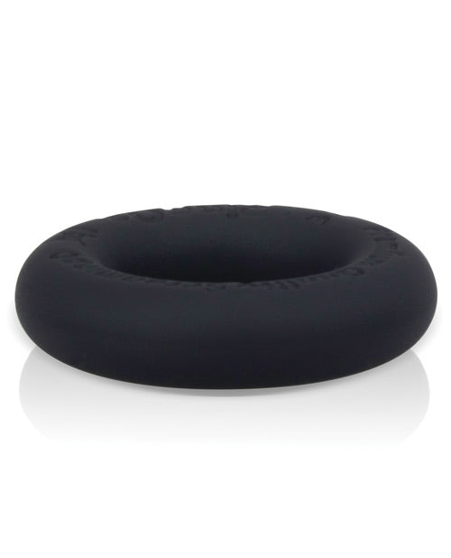 RingO Ritz Body Safe Non Toxic Liquid Silicone Ring Black