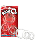 RingO Clear Erection Rings Pack 3 Sizes Adjustable Fit Longer Lasting