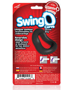 Screaming O SwingO Curve Black Cock Ring Reversible