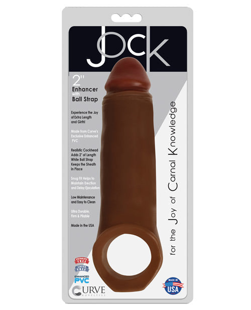 Jock Enhancer 2 In Extender With Ball Strap Chocolate