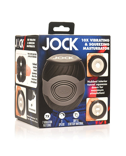 Curve Toys Jock 10x Vibrating Double Masturbator Sleeve