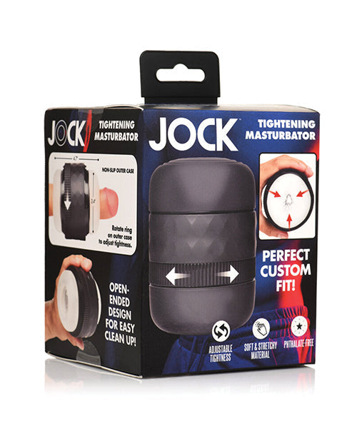 Curve Toys Jock Squeezable Tunnel Double Masturbator 8 Levels 2 Openings