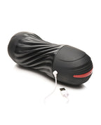 Curve Toys Jock Sucking and Vibrating Masturbator Black