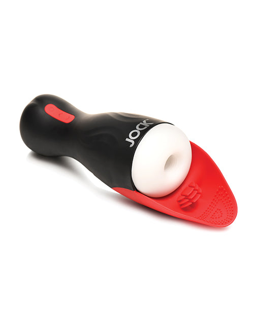 Jock Sucking And Vibrating Masturbator 5 Modes Curve Toys