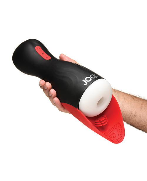 Jock Sucking And Vibrating Masturbator 5 Modes Curve Toys