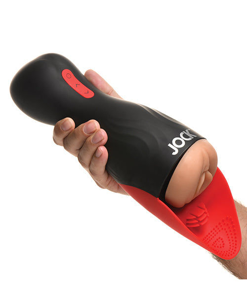 Curve Toys Jock Sucking And Vibrating Pussy Masturbator