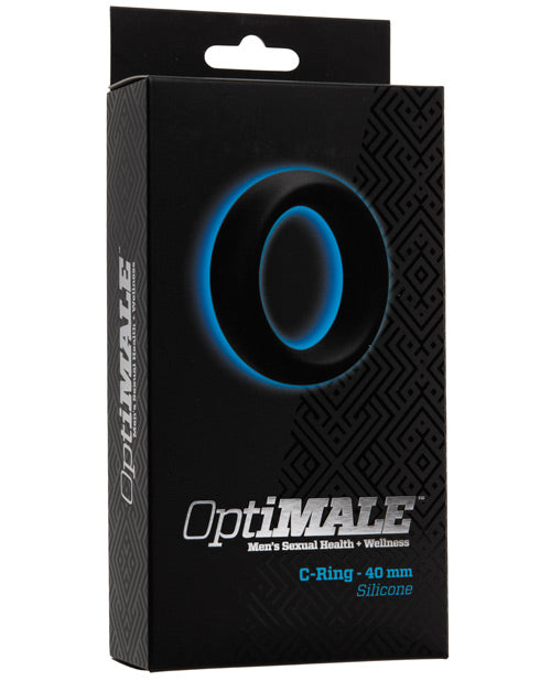 OptiMale C Ring Thick 40 mm Black Silicone Cock Ring