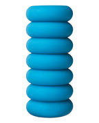 Mood Thrill Blue Handheld Stroker Triple Texture Tunnel