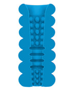 Mood Thrill Blue Handheld Stroker Triple Texture Tunnel
