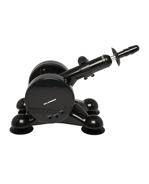 Vac-U-Lock Sex Machine Black Adjustable Action Hands-Free