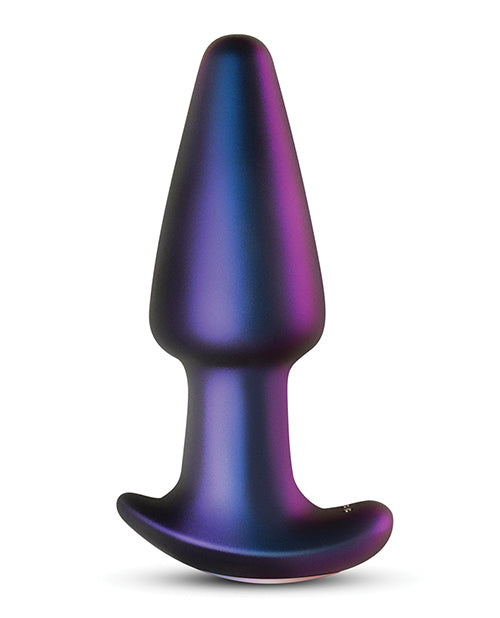 Meteoroid Rimming Anal Plug With Rotating Beads And Wireless Remote Purple