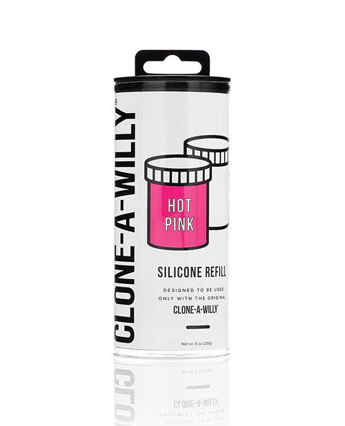 Clone-A-Willy Silicone Refill 2-Part Hot Pink Casting