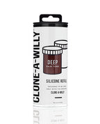 Clone-A-Willy Silicone Refill 2-Part Platinum-Cure Deep Tone