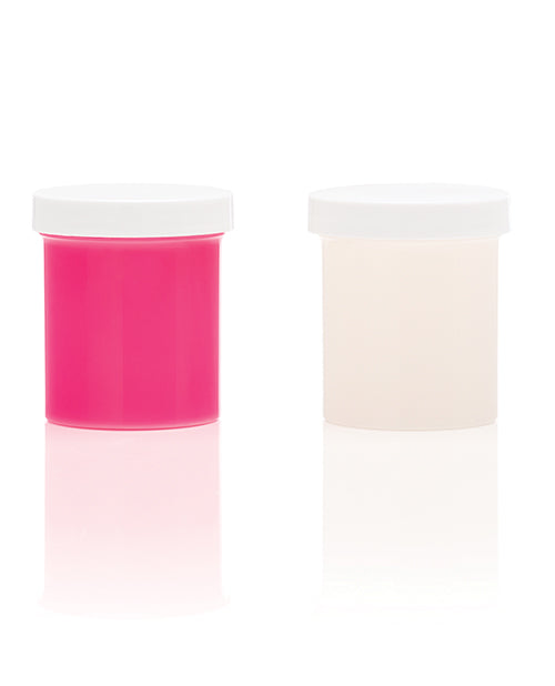 Clone-A-Willy Silicone Glow In The Dark Refill 2 Part 7 Oz Hot Pink