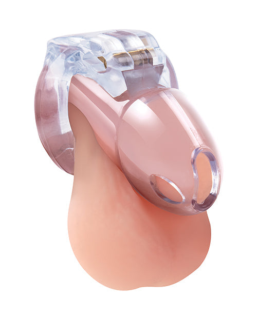Lockmaster 3.5 See Through Chastity Cage Side Lock Breathable Design