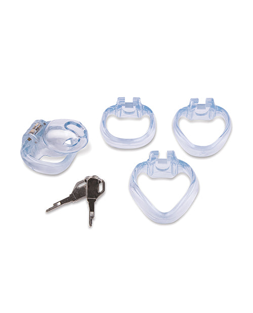 Lockmaster 3.5 See Through Chastity Cage Side Lock Breathable Design