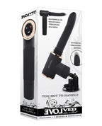 Thrusting Machine Sex Toy Black Hands Free Mounting Suction Adjustable