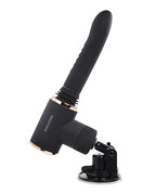 Thrusting Machine Sex Toy Black Hands Free Mounting Suction Adjustable