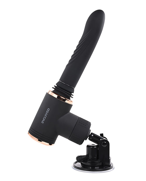 Thrusting Machine Sex Toy Black Hands Free Mounting Suction Adjustable