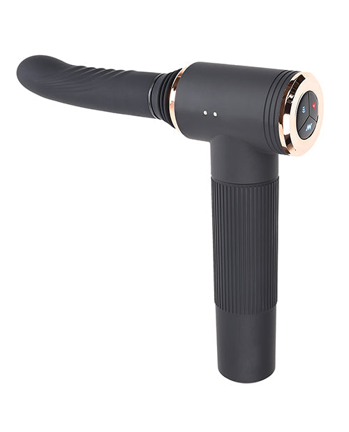 Thrusting Machine Sex Toy Black Hands Free Mounting Suction Adjustable