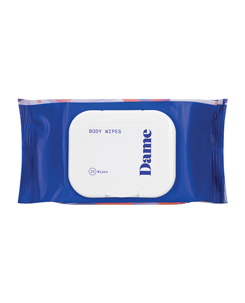 Dame Body Wipes 25 Count PH Balanced Intimate Care