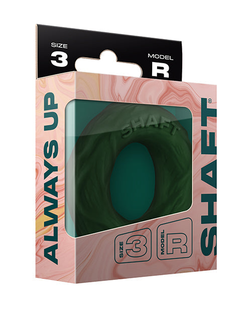 Shaft C-Ring Penile Ring Size 3 Large Green Silicone