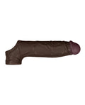 Shaft Model F Flexskin 8.8 Inch Liquid Silicone Sheath Mahogany