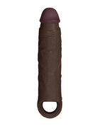Shaft Model F Flexskin 8.8 Inch Liquid Silicone Sheath Mahogany