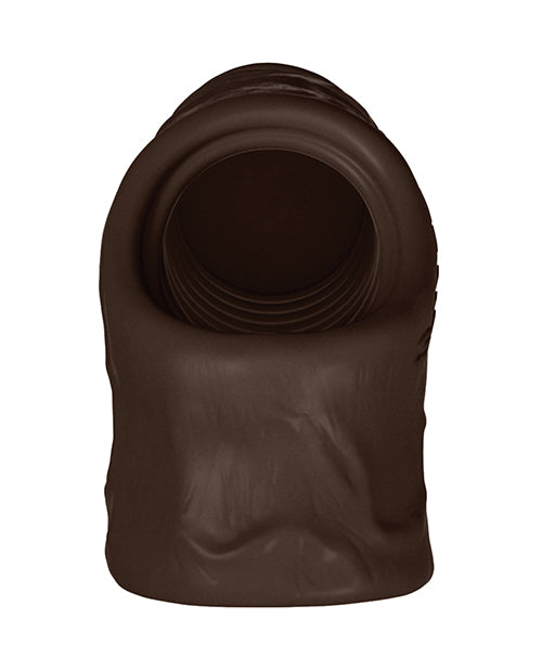 Shaft Model F Flexskin 8.8 Inch Liquid Silicone Sheath Mahogany