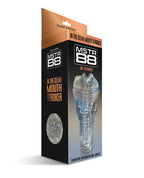 MSTR B8 In The Clear Mouth Stroker Transparent Sleeve With Screw On Cap