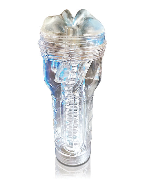 MSTR B8 In The Clear Mouth Stroker Transparent Sleeve With Screw On Cap