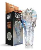 MSTR B8 In The Clear Mouth Stroker Transparent Sleeve With Screw On Cap
