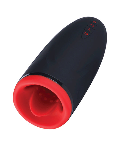 Dayo Autoblowjob Clamping Penis Massager Automatic Hands Free Vibrations Black