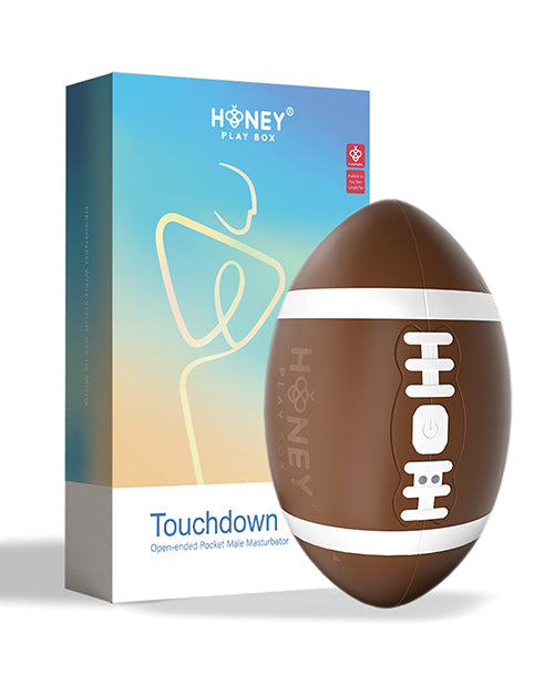 Touchdown Open Ended Pocket Male Masturbator Dual Motor Brown
