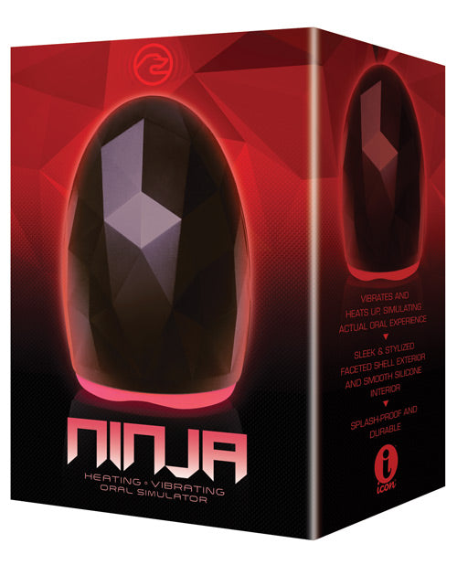 Icon Ninja Rechargeable Heating Masturbator With Vibration