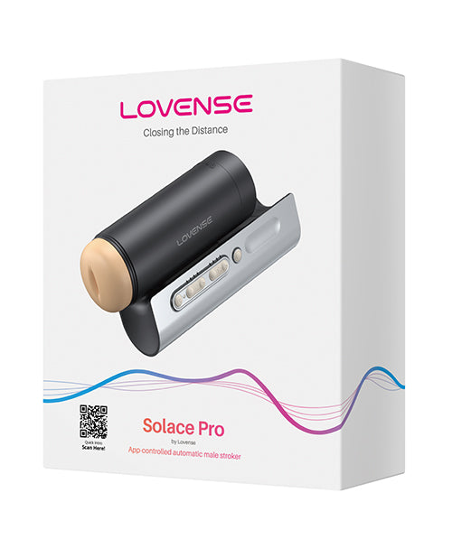 Lovense Solace Pro Thrusting Masturbator Black App Controlled