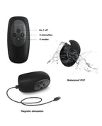 Manwan Sub One Tapping Male Masturbator Adjustable Vibrations Infinite Black