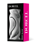 Dorcel Deep Blow Masturbator White Ergonomic Case Ultra Elastic Sleeve